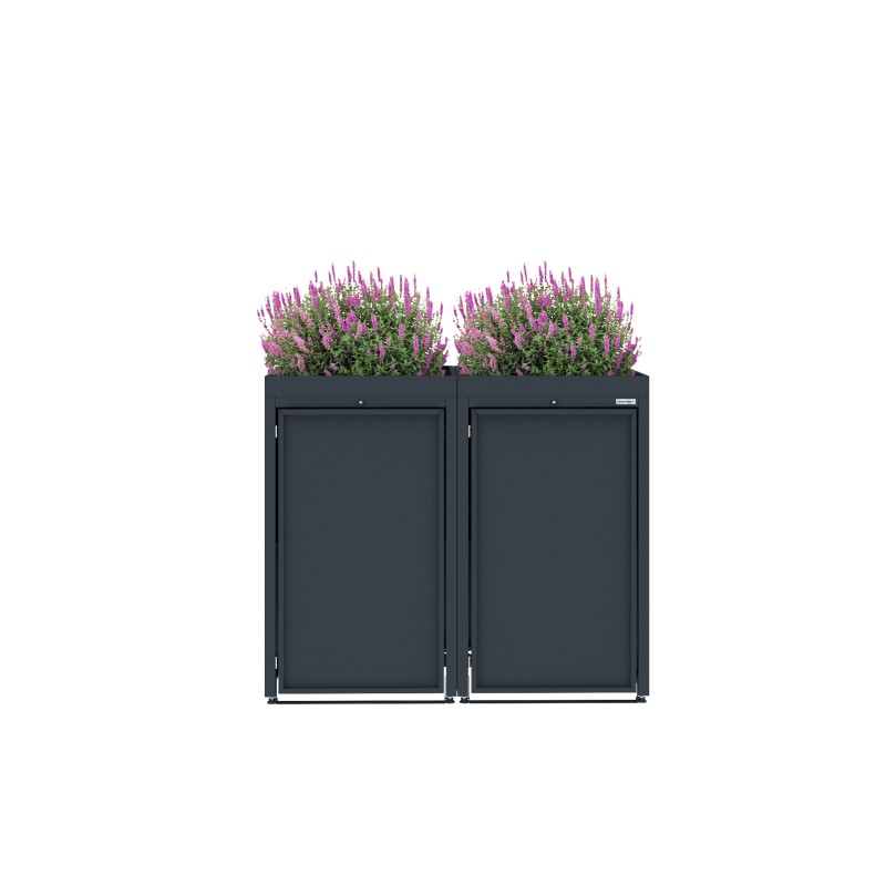 TOP BOX  INDIVIDUAL - 240L - 2 moduł STEEL - FLORA