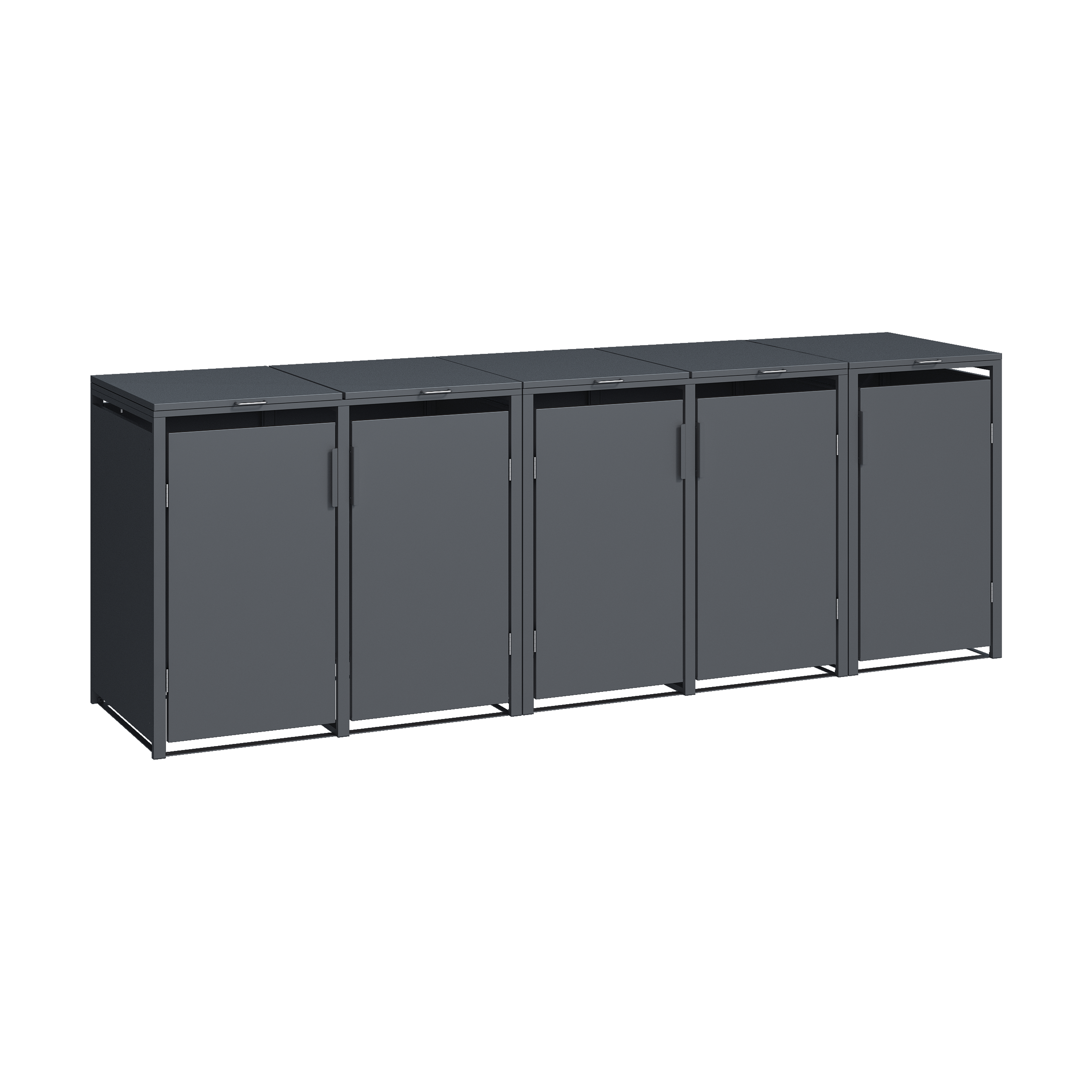 Zabudowa Śmietnikowa BASIC - 240L - 5 modułów - antracyt