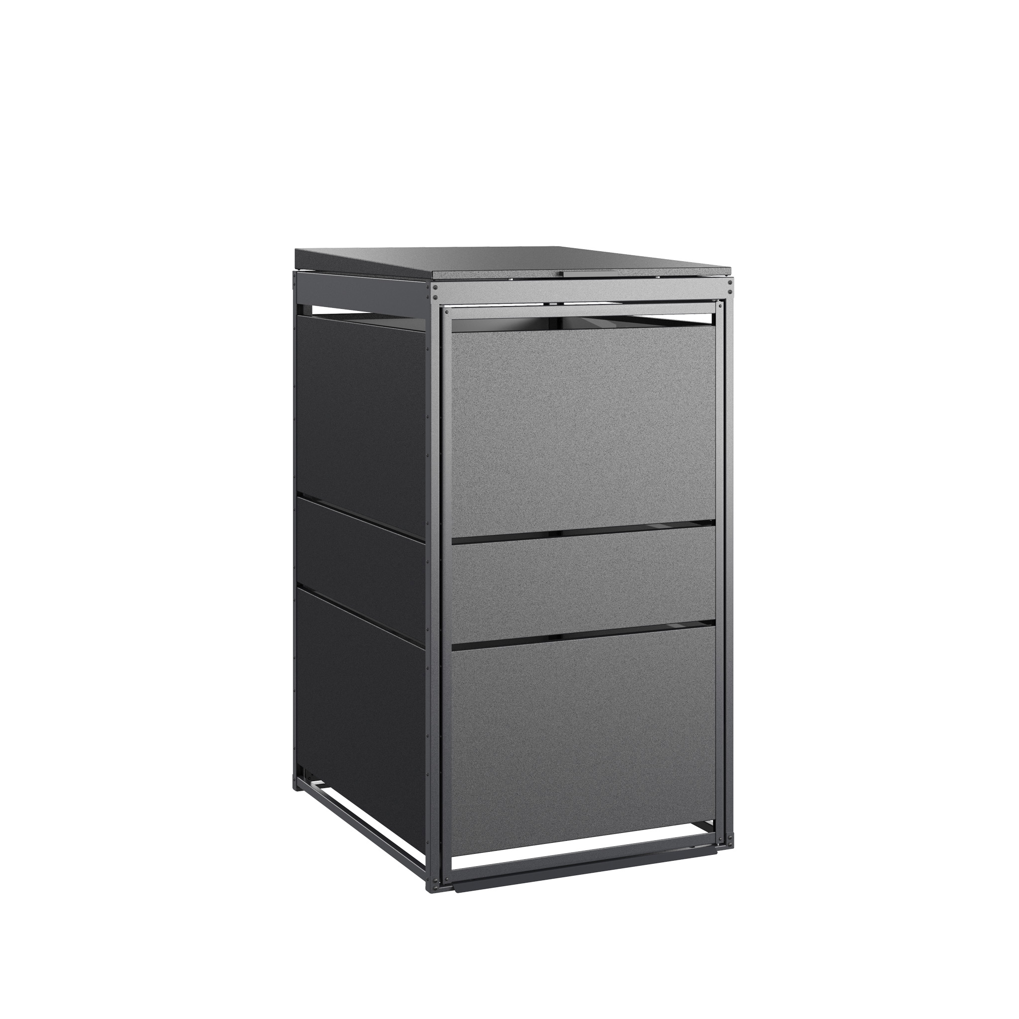 Zabudowa Śmietnikowa MODERN - 240L - 1 moduł - antracyt