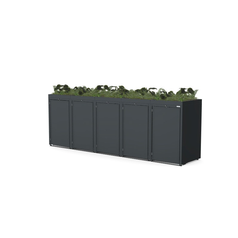 TOP BOX  INDIVIDUAL - 240L - 5 modułów STEEL FLORA