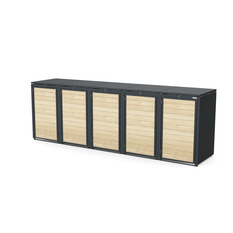 TOP BOX  INDIVIDUAL - 120L - 5 modułów WOOD