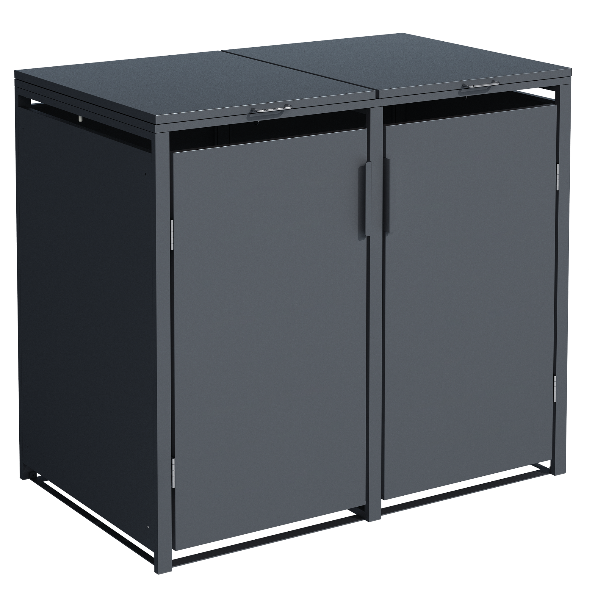 Zabudowa Śmietnikowa BASIC - 240L - 2 moduły - antracyt